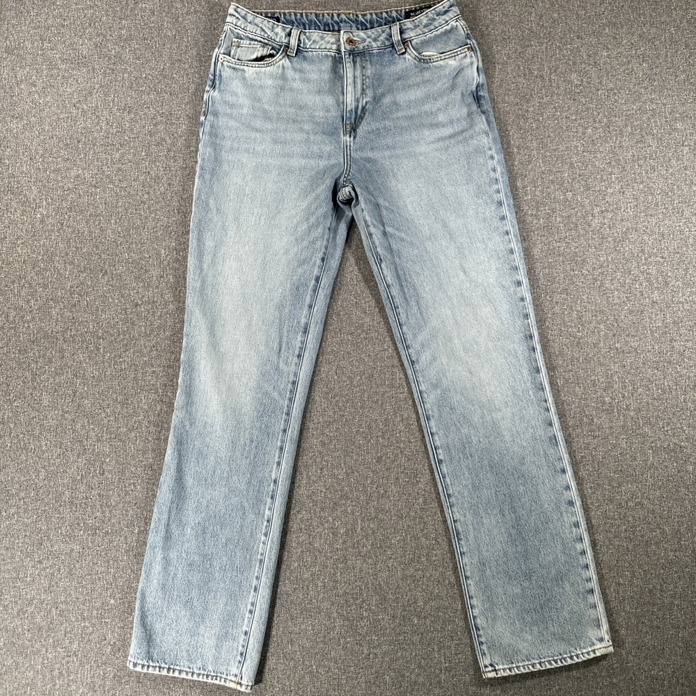 Vintage Buffalo David Bitton Mary Mid Rise Straight Leg Jeans Women's W30 Light
